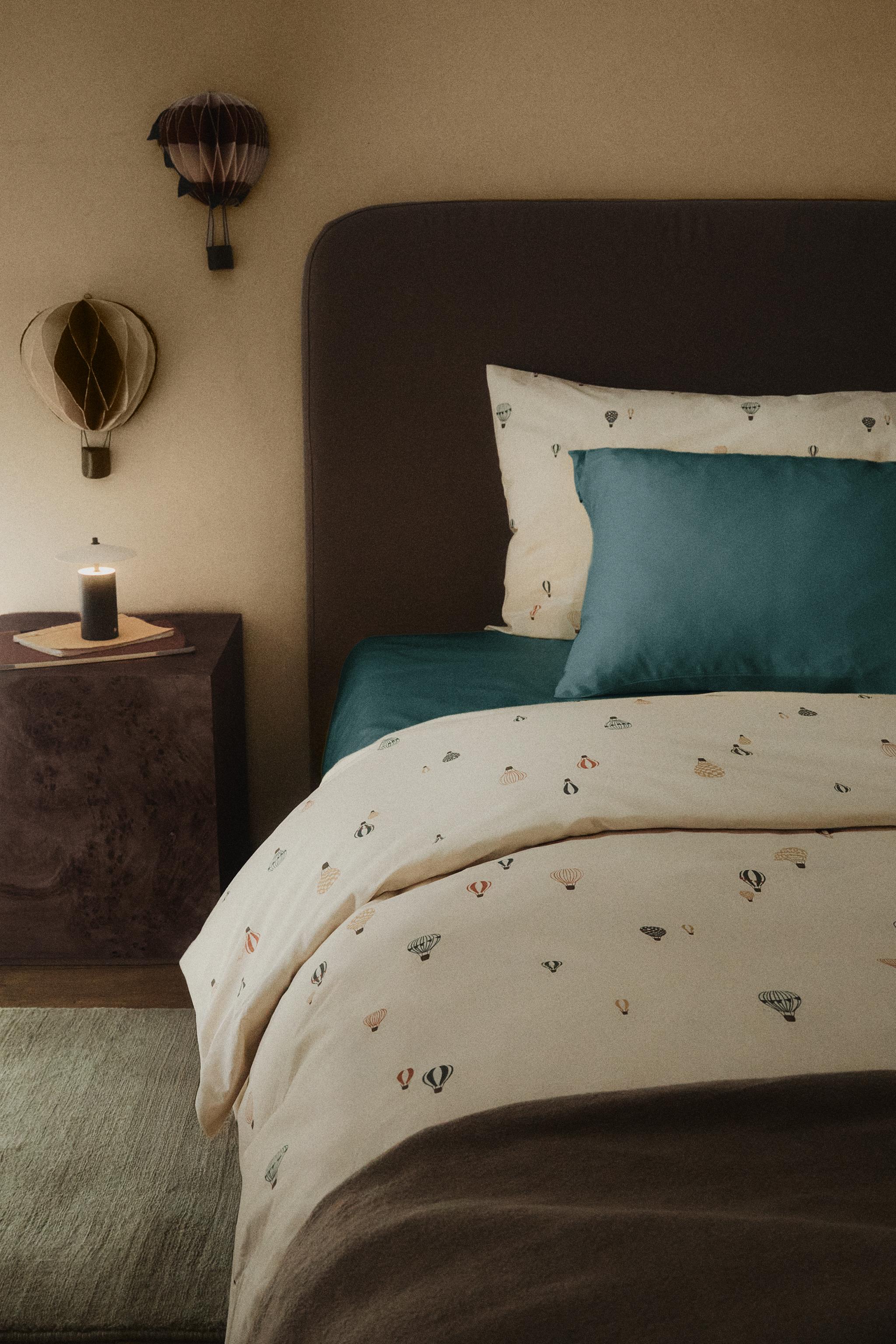 KIDS' HOT AIR BALLOON DUVET COVER